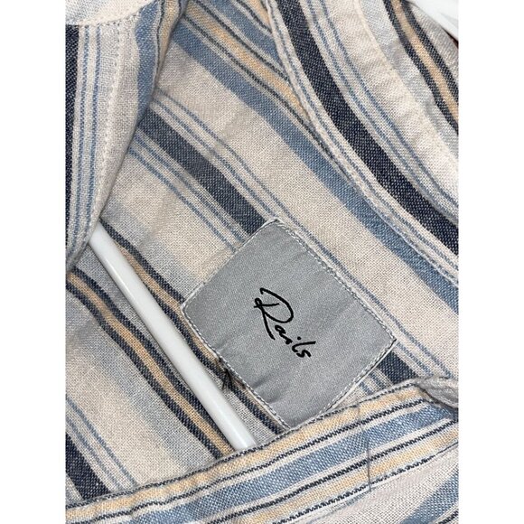 Rails Marloe Striped Button-Up Long-Sleeve Lightweight Fit Women's Shirt  small - Picture 5 of 7